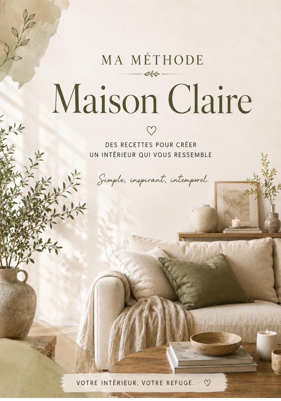 Couverture ebook — Retrouver la clarté chez soi · Méthode Maison Claire